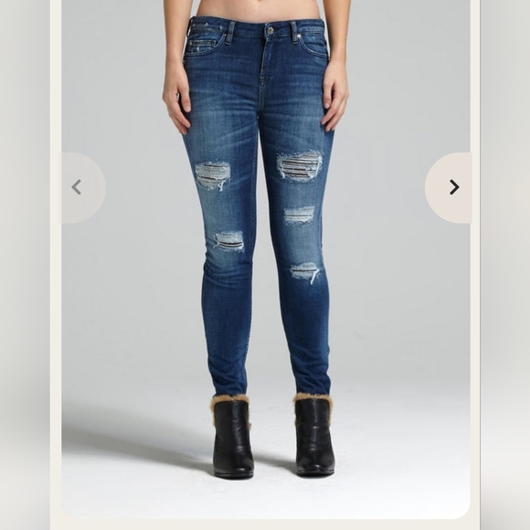 IRO Ajuste Sunny jeans Sz 24 - Picture 1 of 7